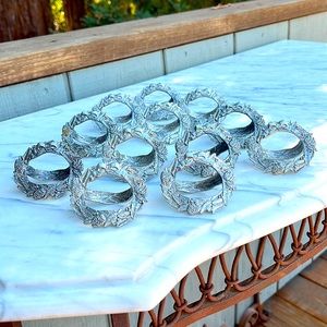 Set of 12 napkin rings